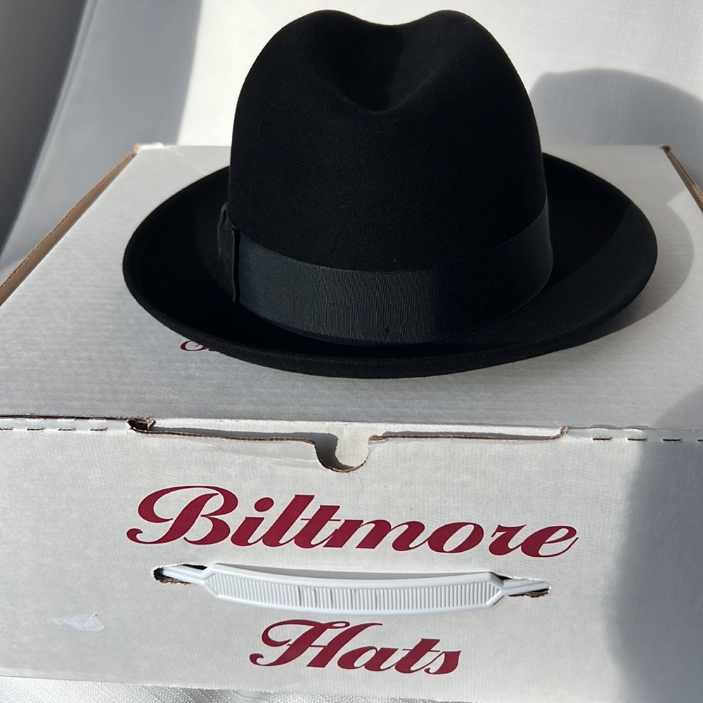Biltmore Royal Pintch Fedora, Made in Canada - Picture 4 of 8